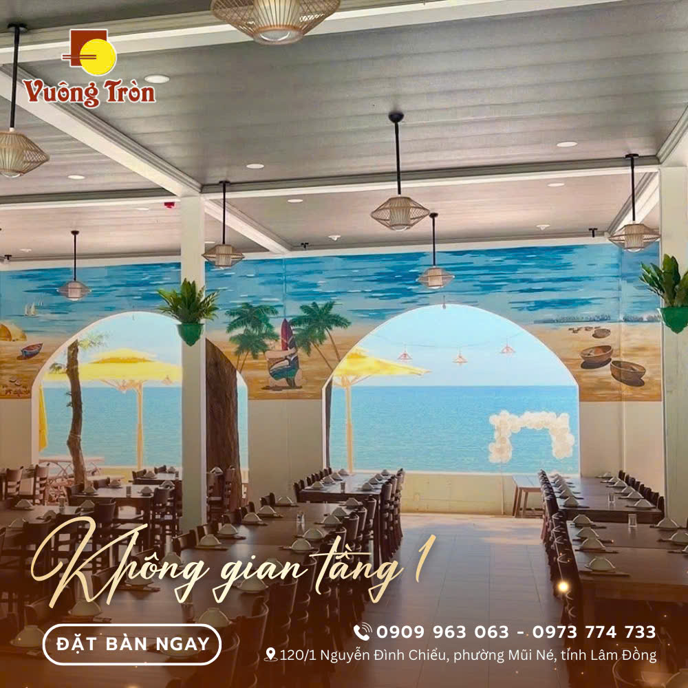Cuối tuần ghé Hải sản cơm niêu Mũi Né – Thưởng thức view biển và hải sản tươi ngon